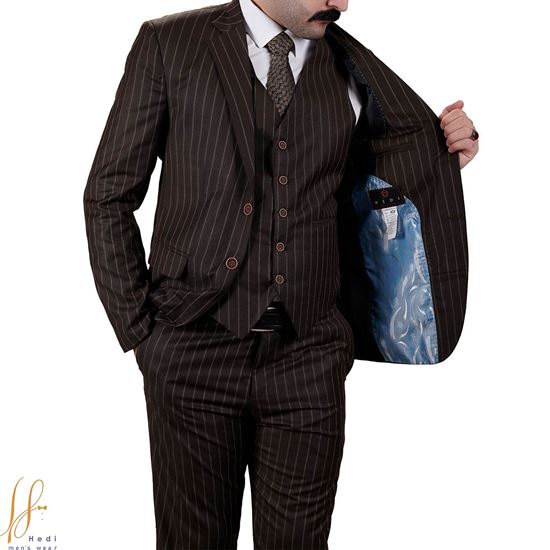 کت و شلوار پشم مدل دیپلمات