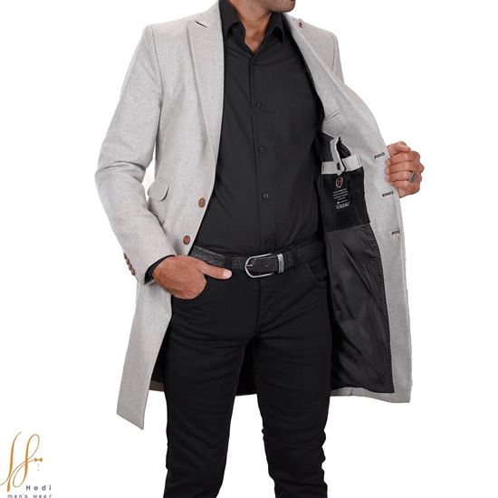 پالتو کشمیر مردانه کد MC-1128