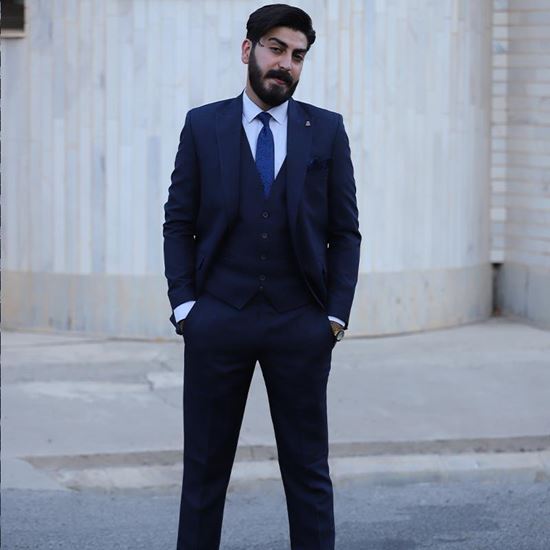 کت و شلوار ژیله دار مدل  H28