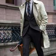 کت ترنچ مردانه و اصول ست کردن آن