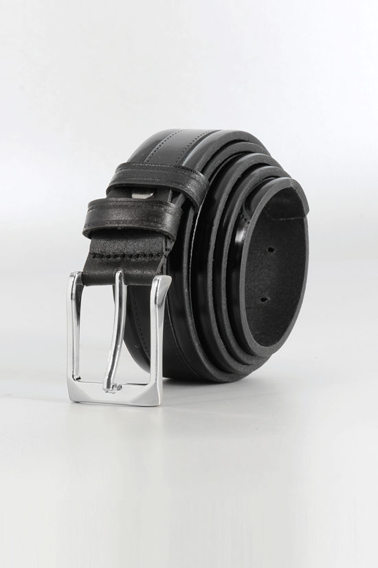 کمربند چرم مردانه وسط دوخت کد B-0146