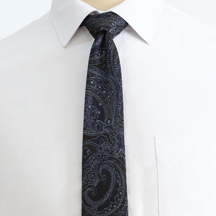 Tie set and skin of the design of the blue navy blue jacket code T01-07-1208