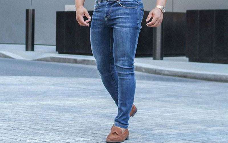 شلوار جین مخصوص مردان عضلانی
