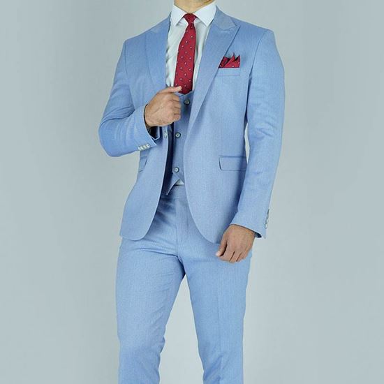 کت و شلوار مردانه راه راه محو