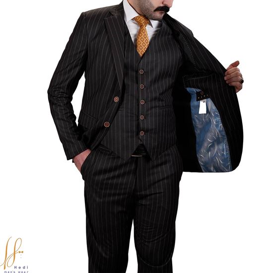 کت و شلوار پشم مدل دیپلمات