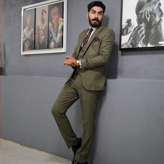 کت و شلوار ژیله دار مدل  H28