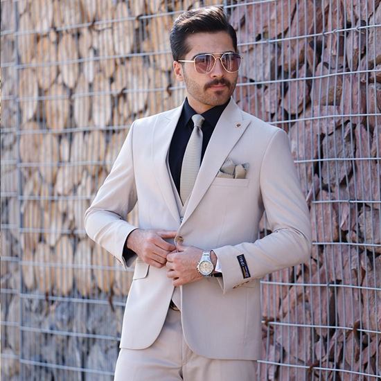 کت و شلوار ژیله دار مدل H 23