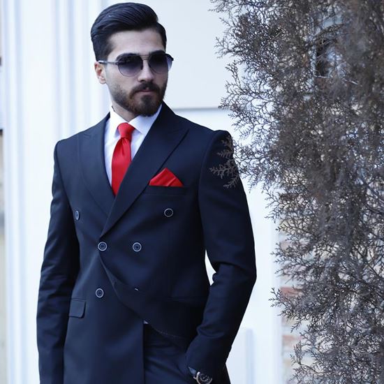 کت شلوار مردانه دبل برست   مدل   H25