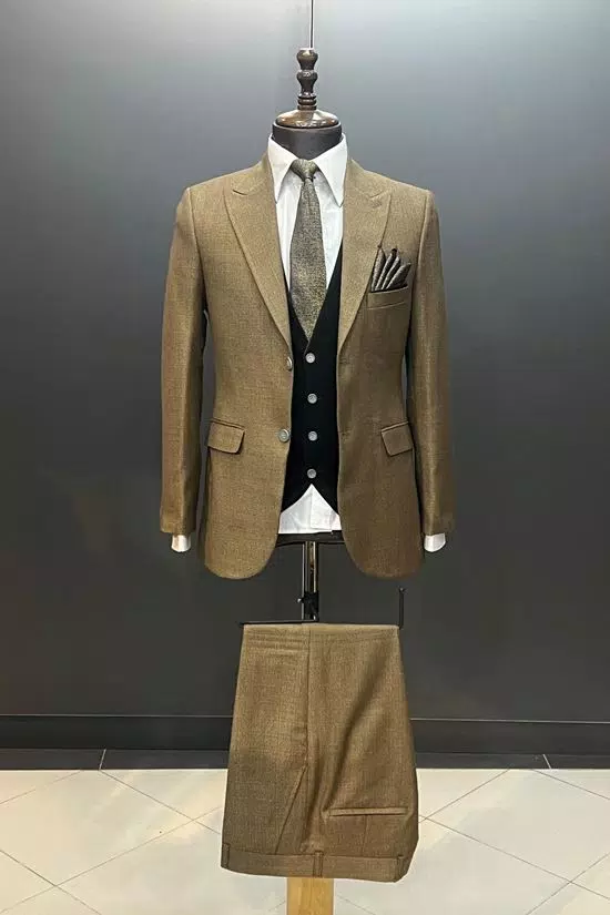 کت و شلوار ژیله دار