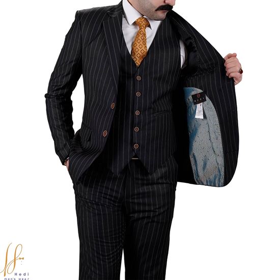 کت و شلوار پشم مدل دیپلمات