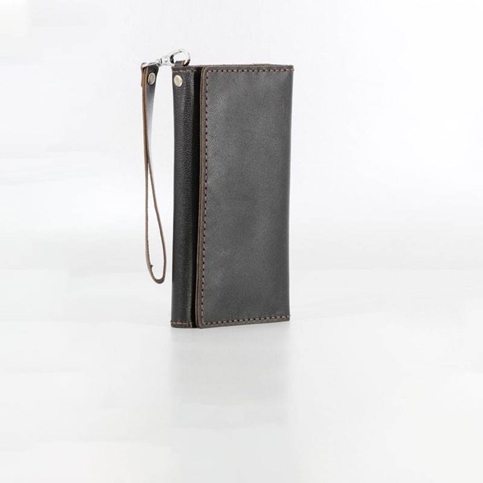 Mens wallet with three straps