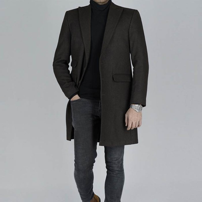 Men's cashmere coat code MC-1122