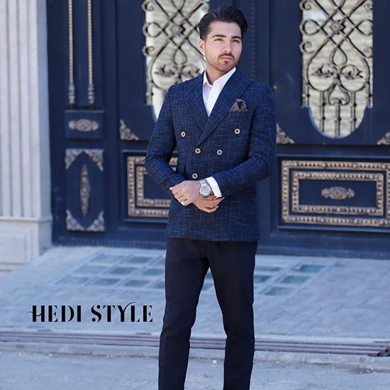 کت تک مردانه دبل برست  ;مدل  H 29