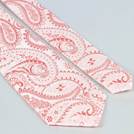 Tie and leather set of pink jaqeh pattern code T01-07-2129