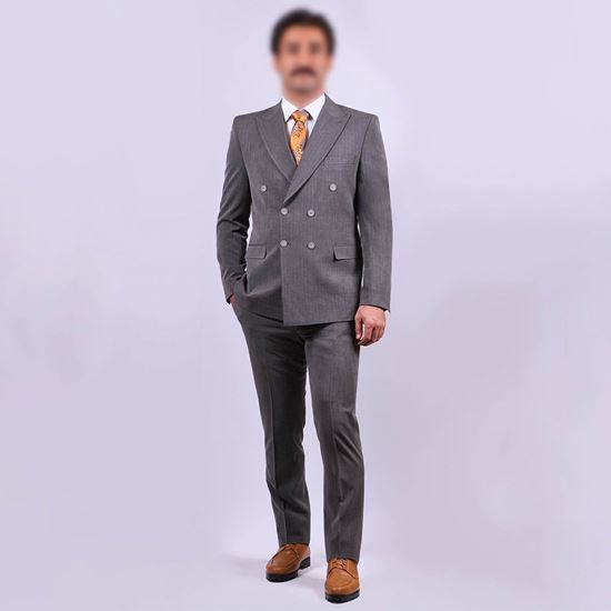 کت و شلوار مدل دیپلمات شش دکمه