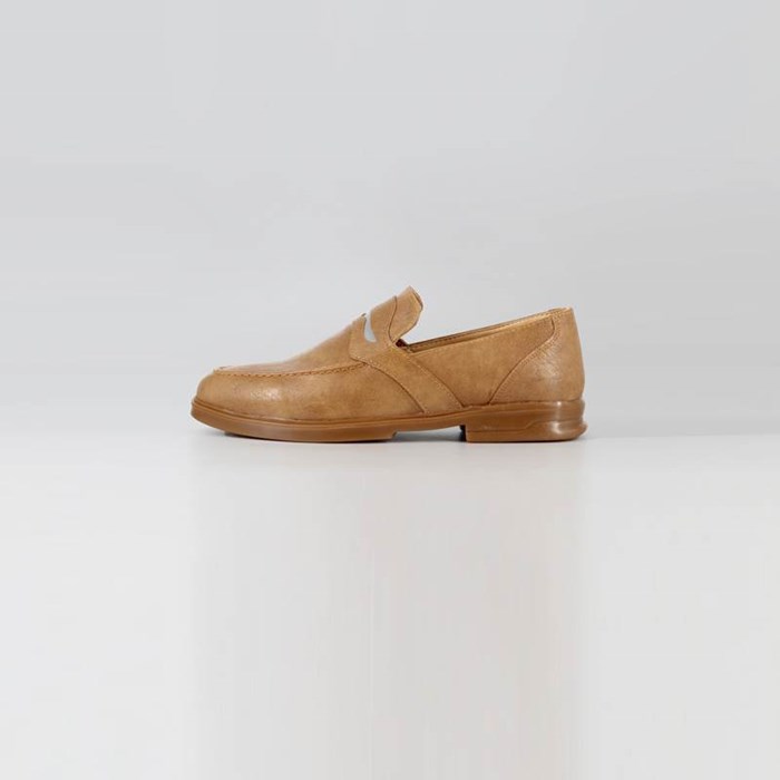 Mens college shoes model penny loafer