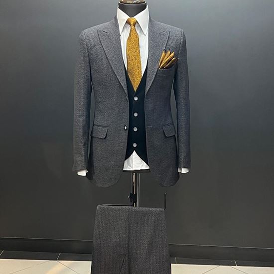 کت و شلوار ژیله دار