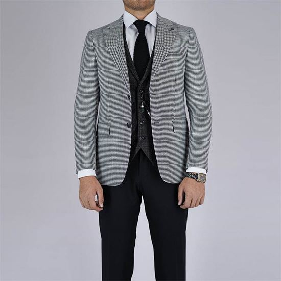 کت و شلوار مردانه مدل برفکی