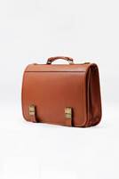 Mens office bag, model, original leather diplomat