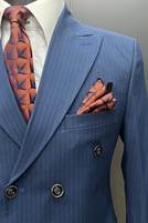 Double-breasted men's suit