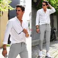 اصول لباس پوشیدن مردان لاغر اندام