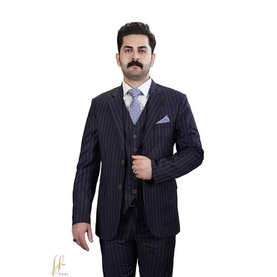 کت و شلوار پشم مدل دیپلمات