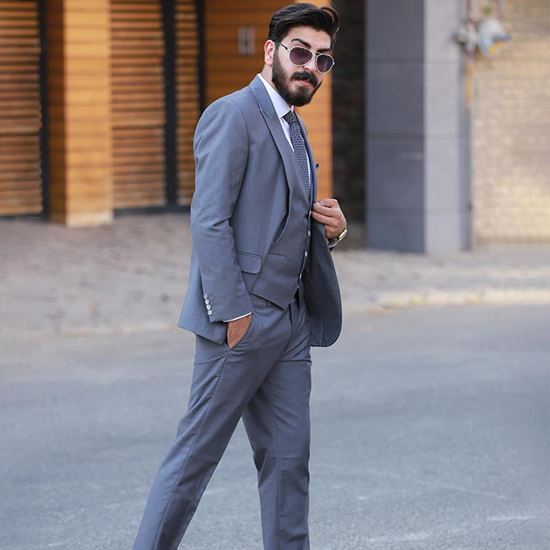 کت و شلوار ژیله دار مدل   H 27